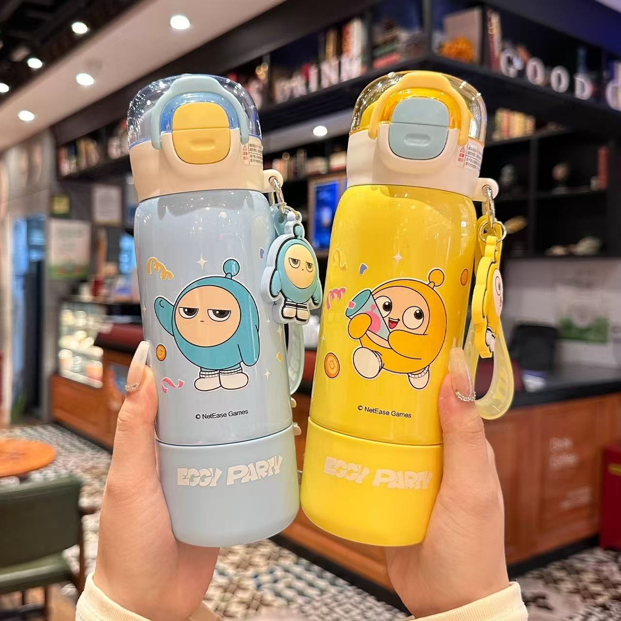 蛋仔派对儿童保温杯316不锈钢