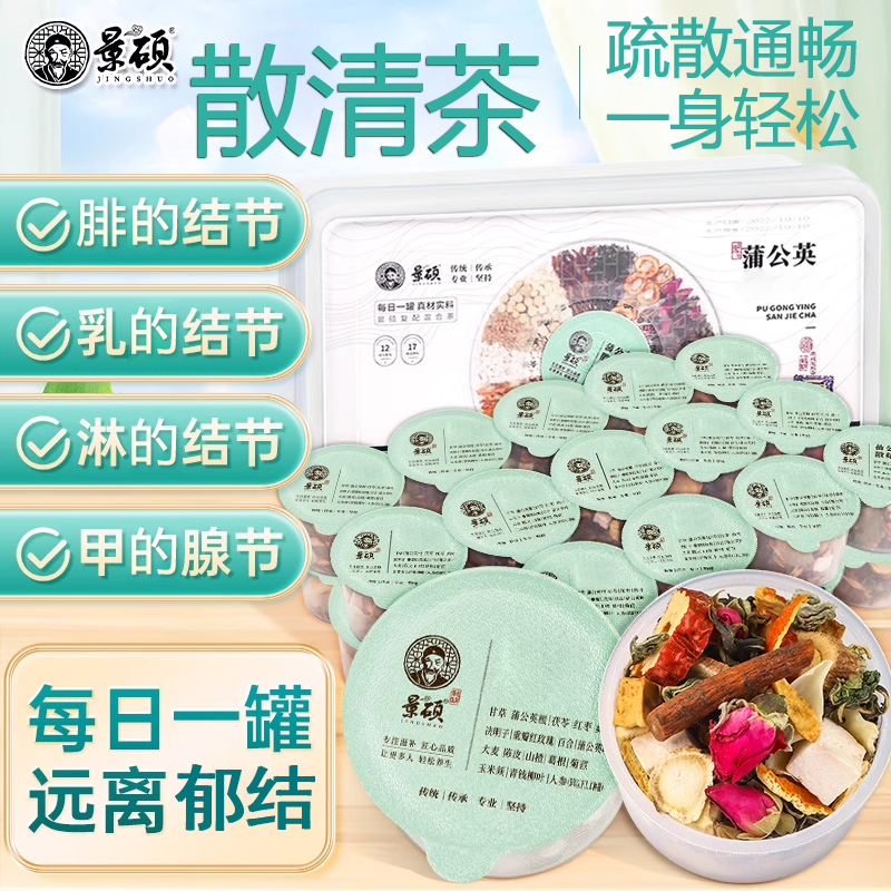 郁闷不通淤堵喝散清结茶