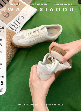 【王小毒】日落大道●ROF德训鞋女复古阿甘鞋休闲小白板鞋女新款
