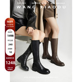 水洗马皮切尔西靴女长靴 新款 王小毒 水洗系列·芳华○冬季