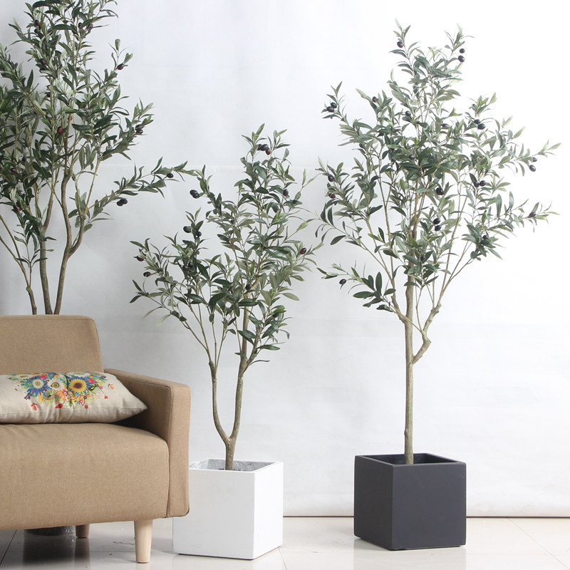 仿真油橄榄树北欧ins盆栽落地大型客厅植物假绿植装饰网红地中海|ruв категории Домашний быт, ваза/цветок/искусственные цветы/моделирование украшения, бонсай моделирования растений - от Buy2taobao.com для оказания профессиональной услуги покупки агента Taobao