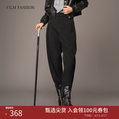 萝卜西裤 新款 长裤 裤 一电影一时装 子显瘦女士气质休闲时尚 春季
