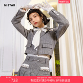 3件8折 独特超好看 通勤风新款 短外套女款 STAR冬季 西装 外套