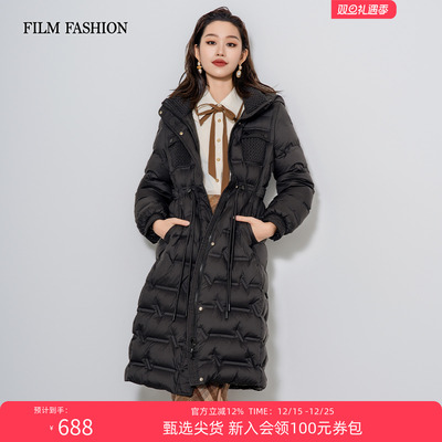 收腰羽绒服外套女士气质休闲时尚