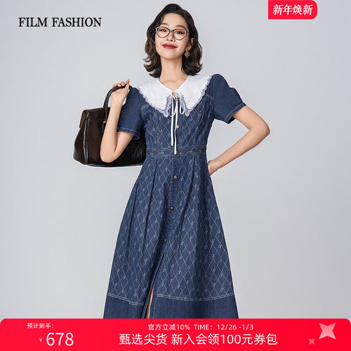 短袖连衣裙显瘦裙子气质休闲女士