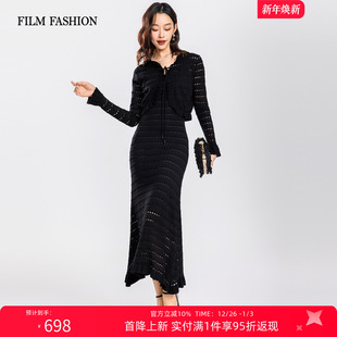 【12.26首降上新】一电影一时装春季新款连衣裙套装女士(两件套)