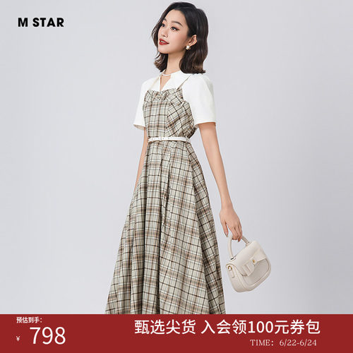 中长款连衣裙显瘦裙子气质休闲女