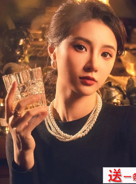 白色小珍珠项链choker颈链短款