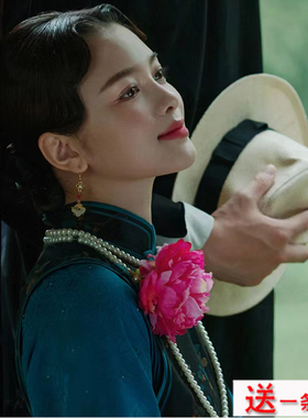 搭配旗袍珍珠项链夏季多层叠戴毛衣链子中长款锁骨女士项饰品046