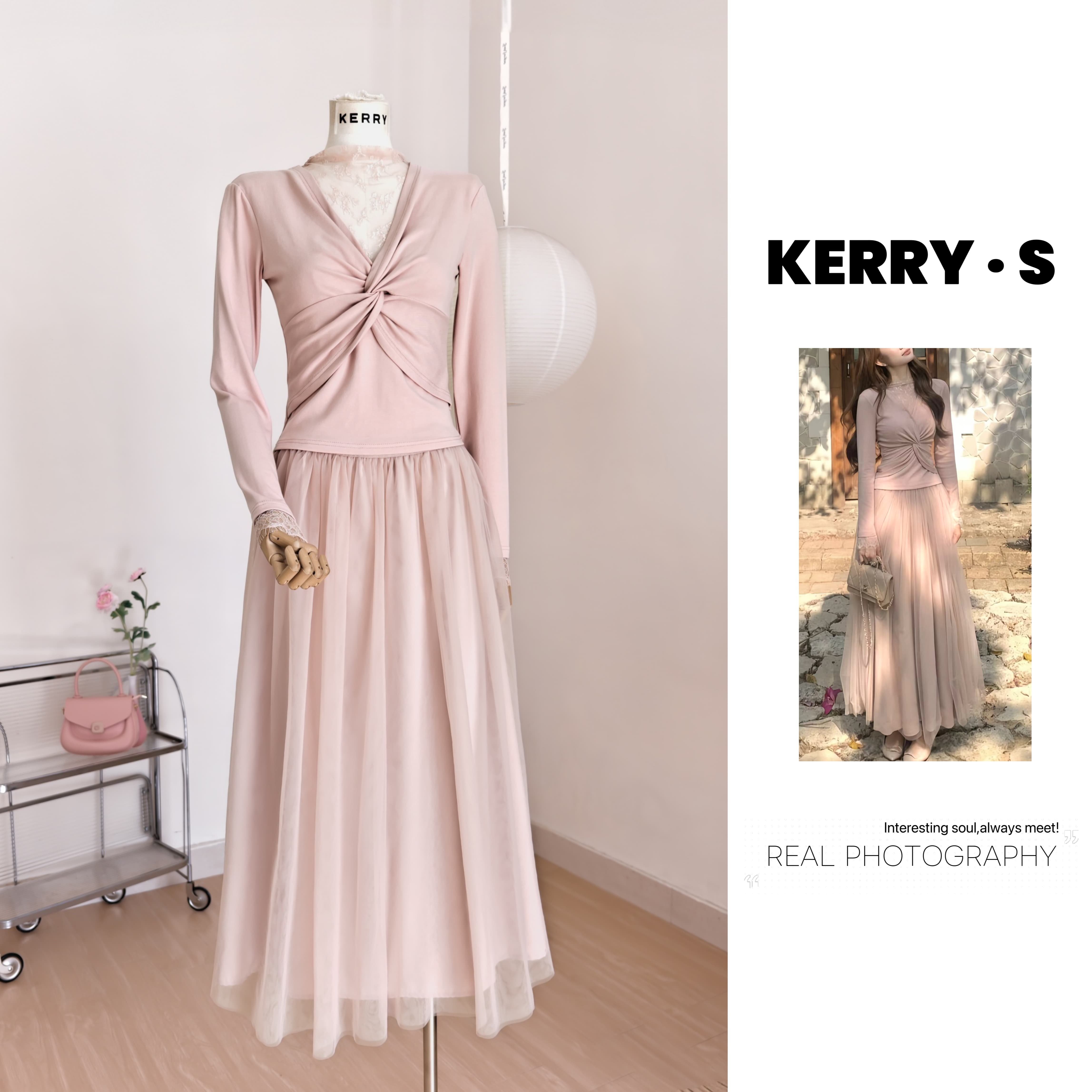 莉莉丝 气质温柔风套装女蕾丝拼接针织上衣+半裙两件套韩系穿搭春,女装/女士精品,时尚套装,淘宝优惠券,粉丝福利购,淘宝优惠卷