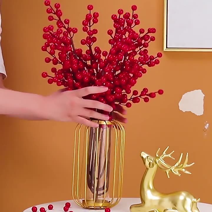 铁艺几何玻璃试管灯笼水