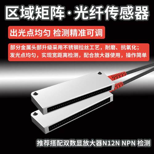 矩阵光纤感测器区域检测漫反射感应开关对射开关监视器放大器感测