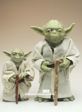 正版散货星球大战尤达大师Yoda手办公仔模型玩偶摆件