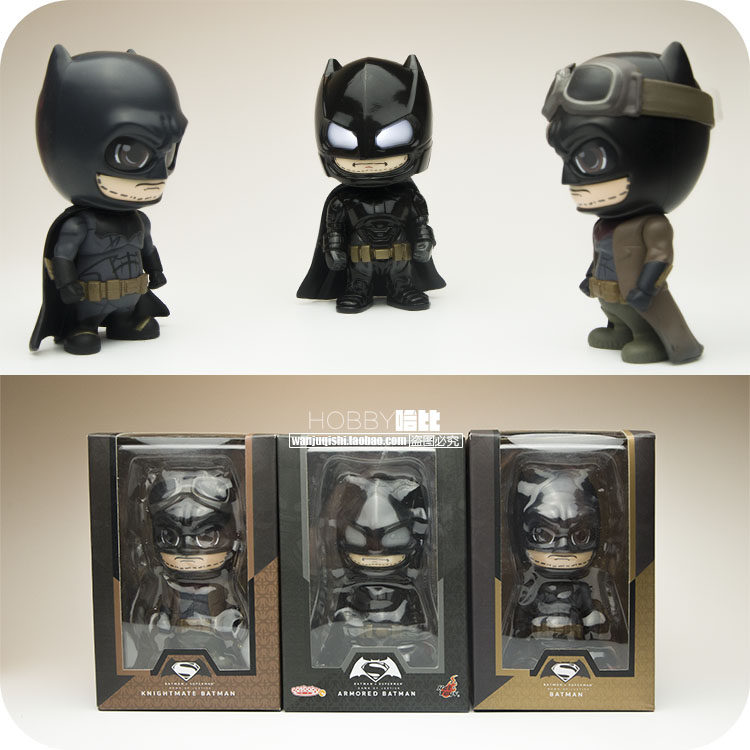 蝙蝠侠大战超人Batman车饰品Q版车顶车载公仔手办摆件玩具