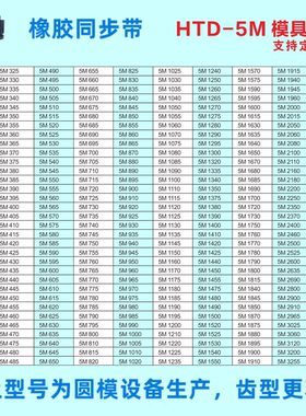 付龙MS捷豹伏龙同步带5M 2M 3M 8M 14M 20M S2M S3M S5M S8M S14M