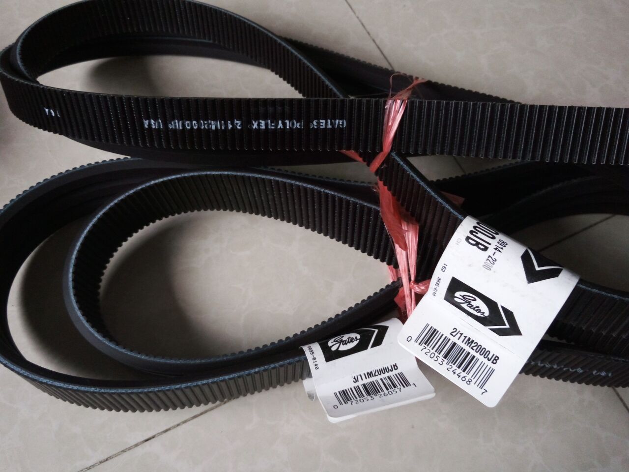 盖茨机床主轴广角带