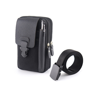 男士 多功能手机包运动防水穿皮带腰包中老年工地耐磨实用腰零钱包