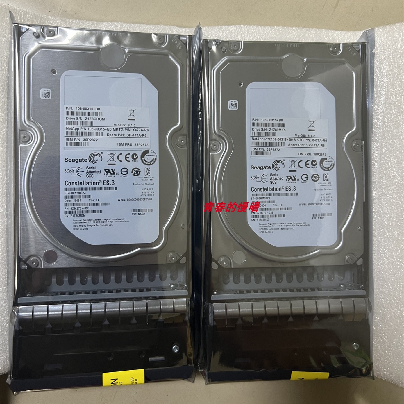 NetApp X477A-R6 4T 4TB SAS SP-477A-R6 DS4243 DS4246存储硬盘