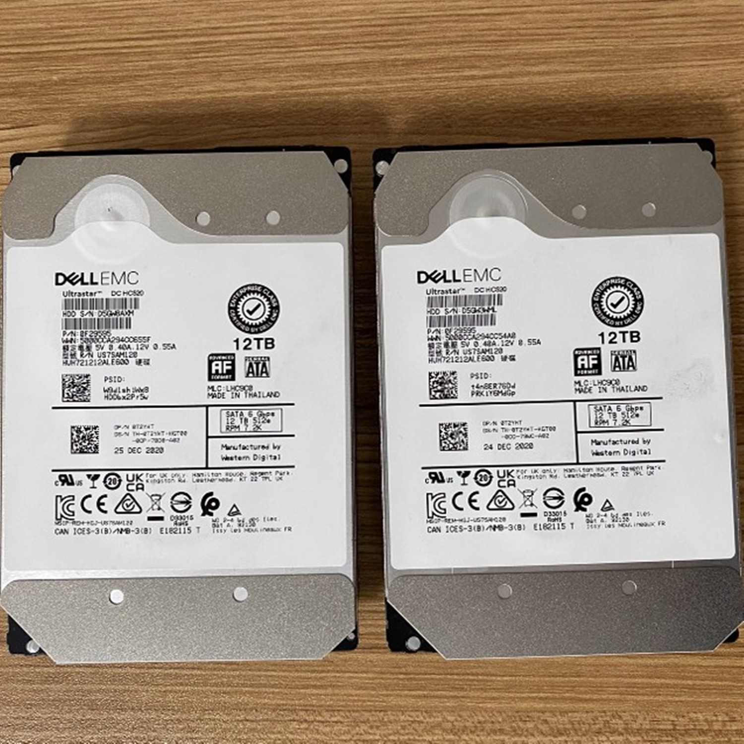 DELL R440 R540 R740 XD R750 X730 12T SATA 3.5寸 企业级 硬盘