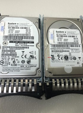IBM 42D0637 42D0638 HUC103030CSS600 MBF2300RC 300G SAS 硬盘