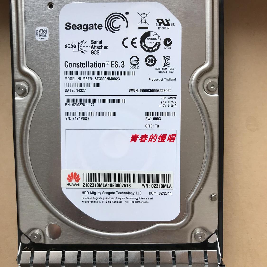 原装RH2285 RH2288H RH2485 V2 02310MLA 3T SAS 3.5 服务器硬盘