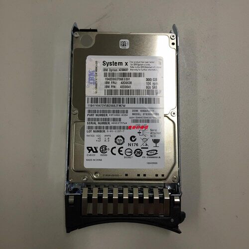 IBM 42D0637 42D0638 300G 10K SAS 6Gb ST9300603SS 服务器硬盘