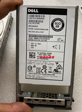 DELL R430 R530 R630 R730 R830 R930 800G SAS SSD 2.5 固态硬盘