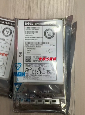DELL 1.6T 2.5 SAS SSD 0J2FJX J2FJX HUSMM1616ASS200 康贝硬盘