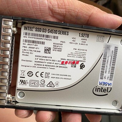 浪潮 1.92TB 1.92T SATA SSD NF5270 NF5280 M4 M5 M6 固态硬盘