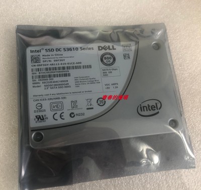 DELL S3610 09F3GY 9F3GY SSDSC2BX800G4R 800G SATA SSD固态硬盘