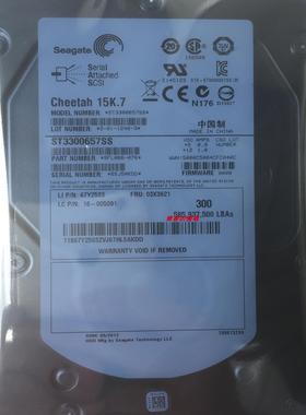 联想67Y2503 03X3621 16-005091 ST3300657SS 9FL066-076硬盘300G