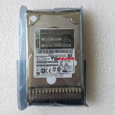 联想 X3650M5 X3850X6 1.8T SAS 12GB 10K 00NA271 00NA272 硬盘