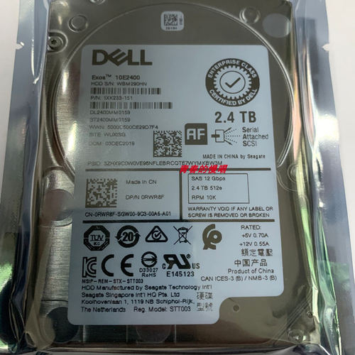 DELL 0F9NWJ 0RWR8F ST2400MM0159 2.4T 10K SAS 2.5 2.4TB 硬盘