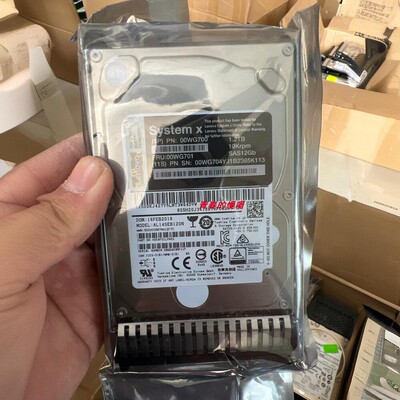 联想X3500 X3550 X3650 M5 X3850 X6 1.2T SAS 12Gb 00WG701 硬盘