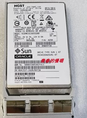 SUN Orale 1.6T 12Gb SAS 7094629 7097377 HSCAC2DA2SUN1.6 硬盘