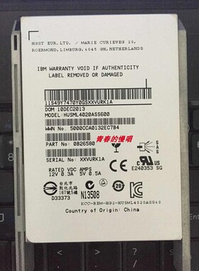 IBM 2077 2078-AC90 200Gb SAS SSD FRU 00Y5812 V5000 固态硬盘