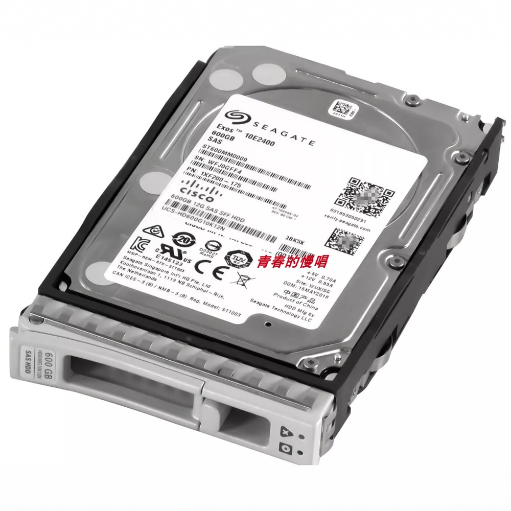 Cisco思科600G 10K SAS 12G UCS-HD600G10K12N 58-100178-01硬盘