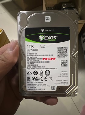 适用 联想 DELL浪潮1T 1TB 7.2K 2.5 512n SATA ST1000NX0423硬盘