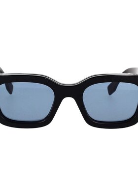 FENDI 男士太阳镜 FE40119I01V SS2024 黑色 logo标识太阳镜