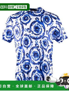 香港直邮Versace 印花T恤 A76112A221185A794短袖范思哲