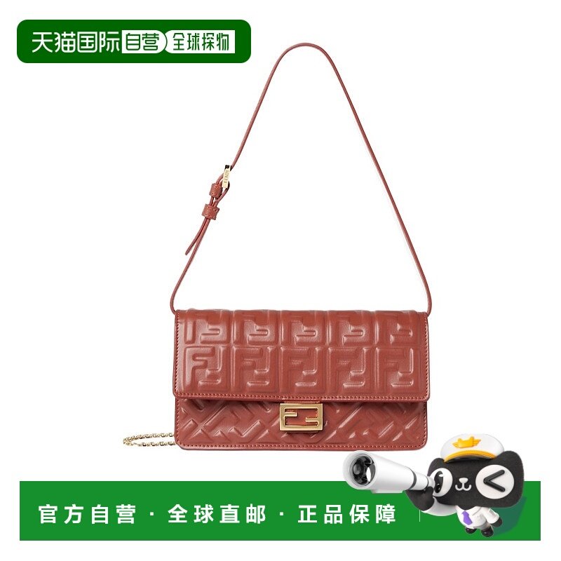 香港直邮Fendi Baguette 单肩包 8M0498AAJD斜挎包