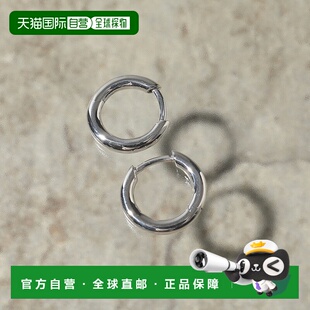 日本直邮TOMWOOD 耳环 圈小号 圈小号 E39LSNA01S925 女士925 配