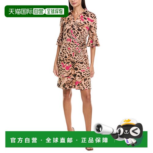 自营tyler boe Johnny Polo Shift Dress - brown 美国奥莱直发