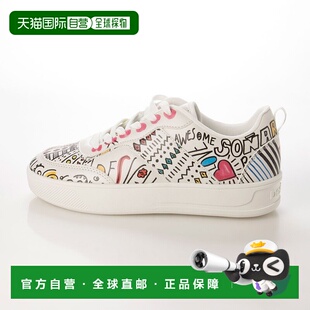 日本直邮Desigual FANCY LETTERING PU低帮运动鞋 DE819BW22040