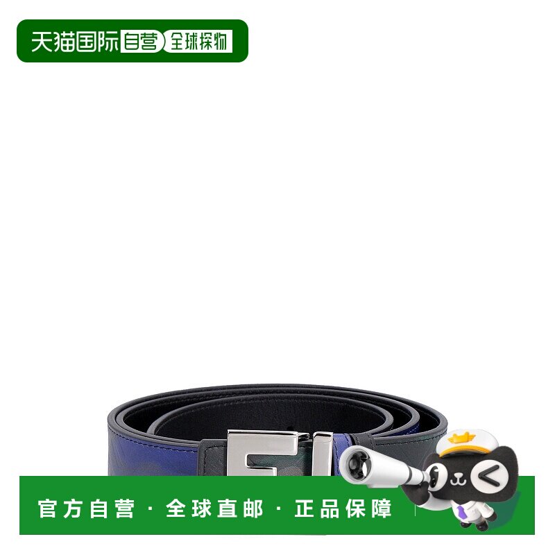香港直邮FENDI 男士腰带 7C0424AHUYF1GWW SS2023 黑色 Printed l