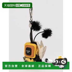 香港直邮FENDI 男士钥匙扣 7AS409ARCFF1TTV CO 黄色 Fendi Bags