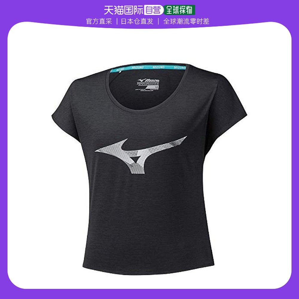 日本直邮Mizuno美津浓 运动速干短袖T恤 女士 黑色 M