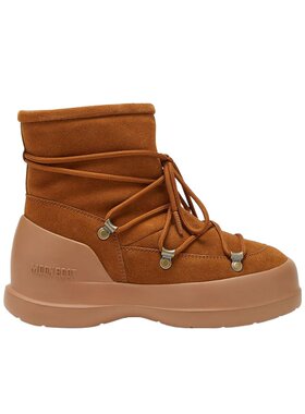 MOON BOOT 女士靴子 80D2480030M008 AW2024 棕色 系带短筒靴