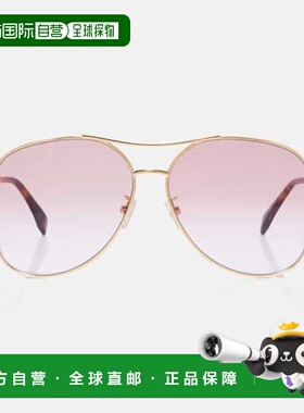 1h可退 香港直邮Fendi 芬迪 女士 graphy 飞行员太阳眼镜