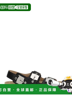 香港直邮Balenciaga 巴黎世家 男士 I Scholl 平底凉鞋(黑色) 840